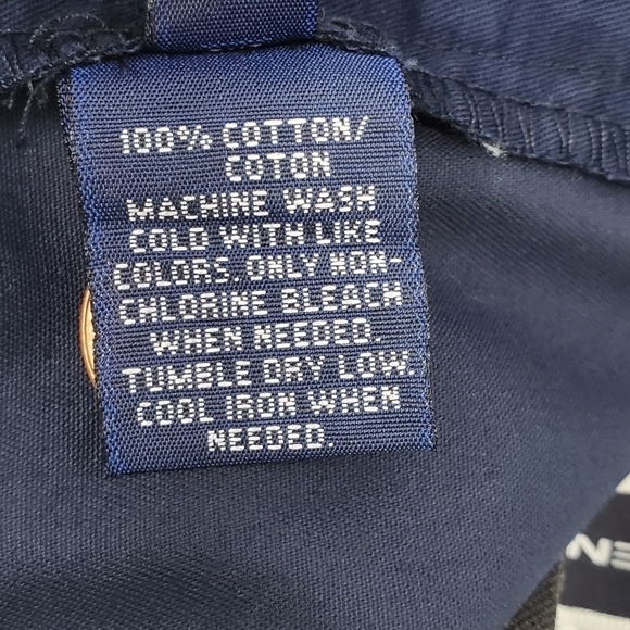 RALPH LAUREN GOLF NAVY BLUE PLEATED 100% COTTON SHORTS WOMEN SIZE 8 - Picture 12 of 12